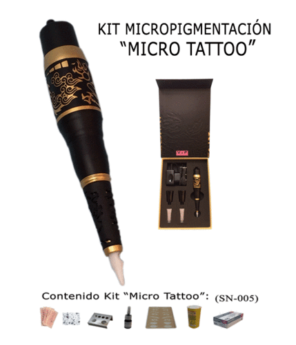 Kit Máquina Micropigmentación "MICRO TATTOO"